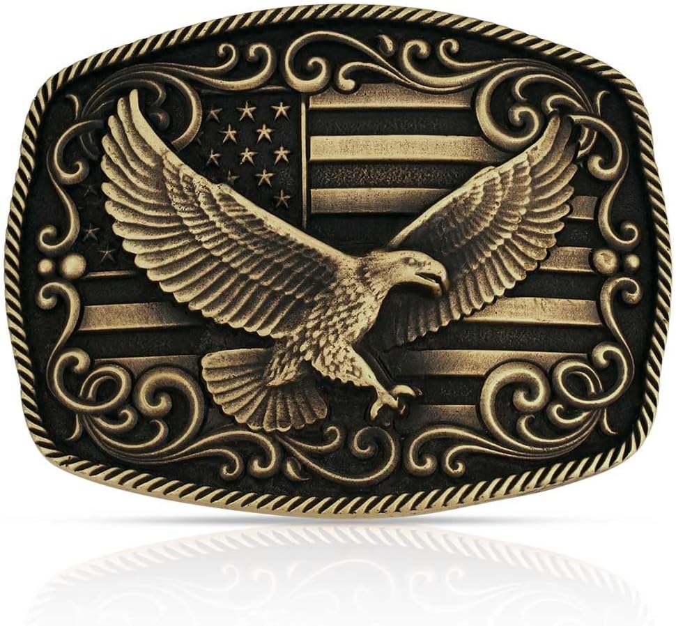 Montana Silversmiths Flag Series Attitude Western Belt Buckle