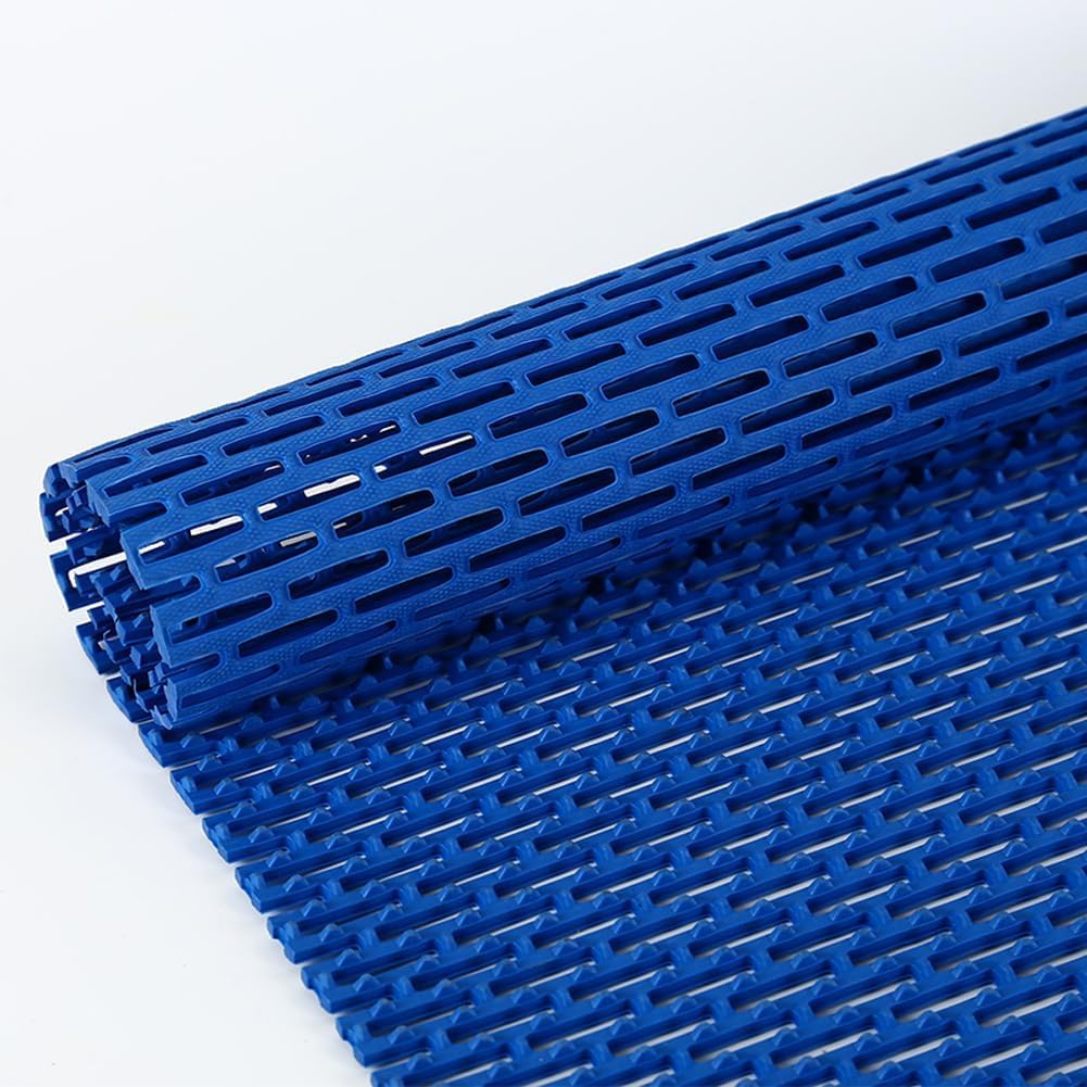 QYMYOZ PVC Bath With Drainage Holes Multi-functional Openwork Design Bathroom Floor Mat(90 * 120cm)