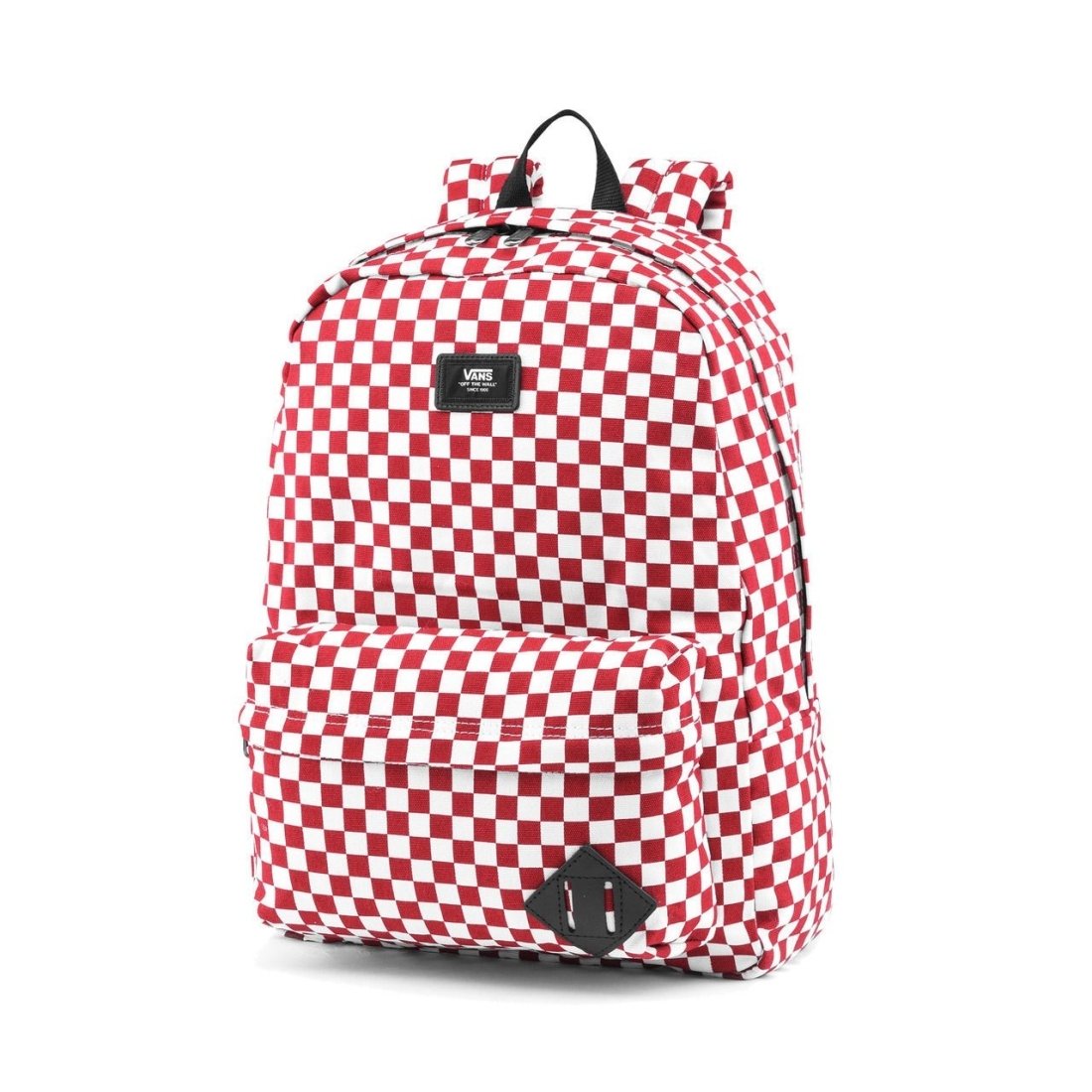 red and white vans backpack