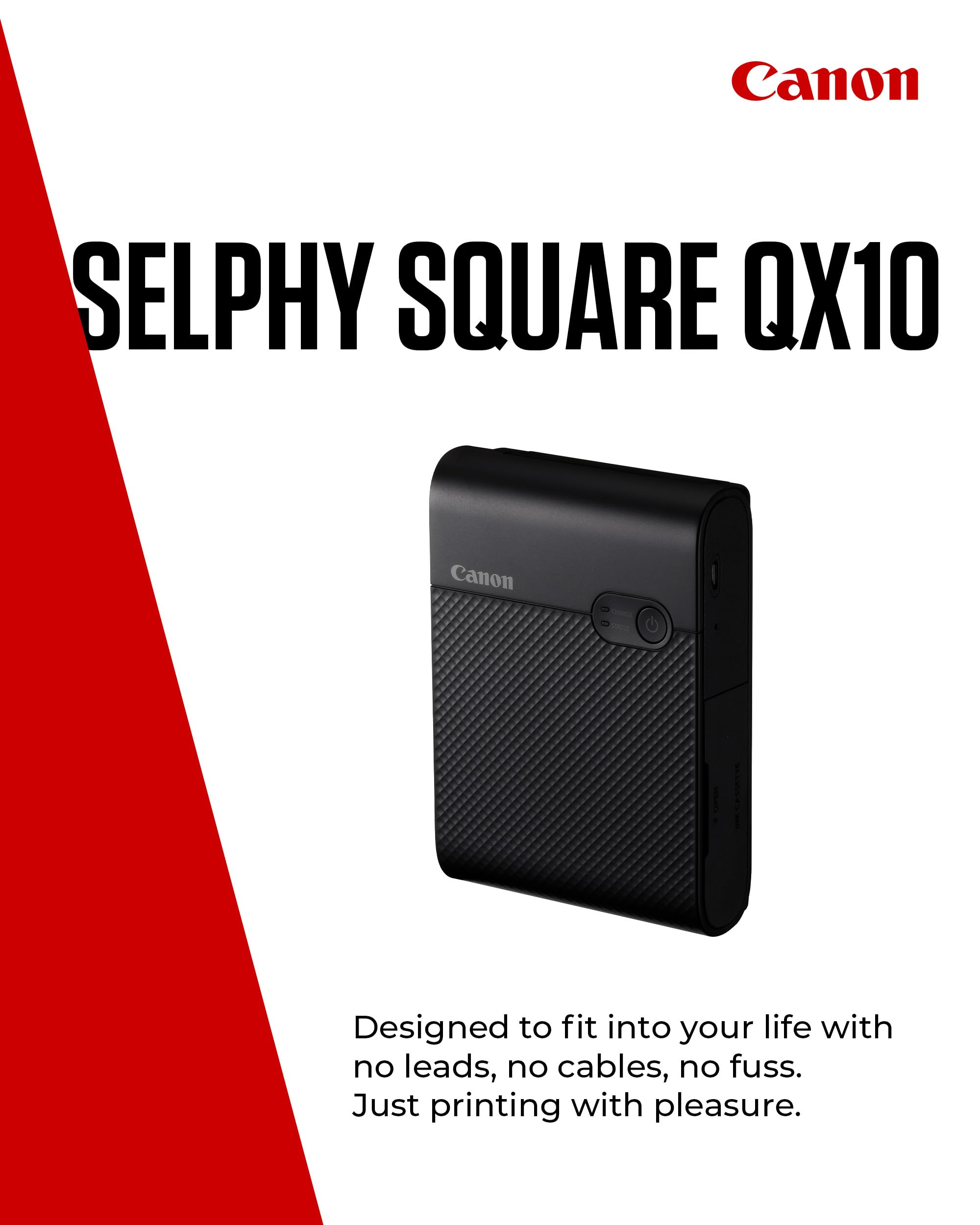 Amazon.com : Canon SELPHY Square QX10 Portable Photo Printer, Wi 