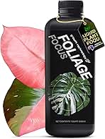Foliage Focus - Liquid Indoor Plant Food for Houseplants, Tropical Plants, Aroids, Ferns and Palms – Concentrated Formula for Vibrant Leaves and Dense Foliage – 1 Quart (946 mL)