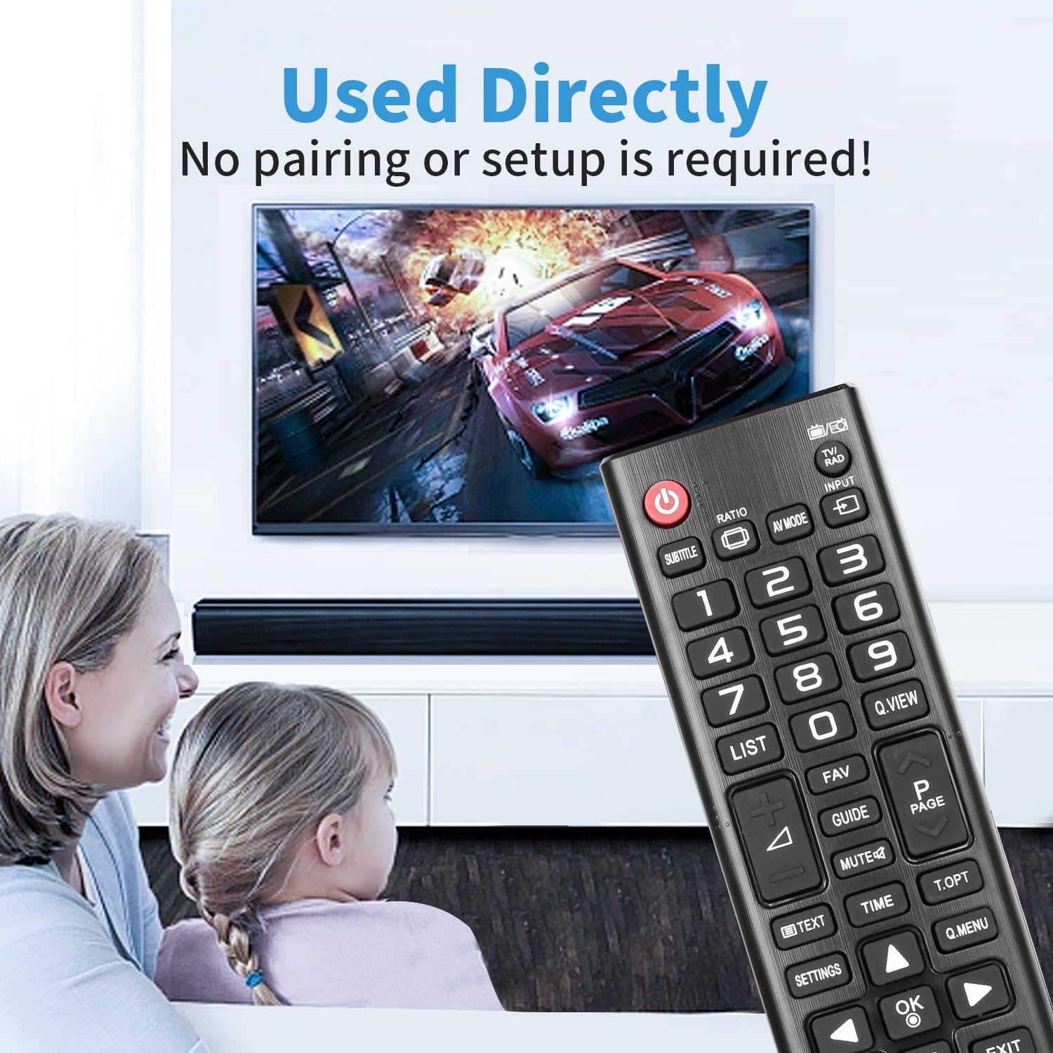 Telecomando AKB74475480 Compatibile Con LG TV - Sostituisce AKB73715603, Per Modelli 32LH500D, 43LH501C, 49UH664V E Altri - 4