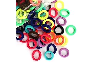 200Pcs Seamless Toddler Hair Ties