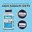 Vitassium Electrolyte Capsules, Electrolytes for The Management of POTS and High Sodium Diets (500mg Sodium - 100mg Potassium), Unflavored, 200 Salt Pills (Size 0)