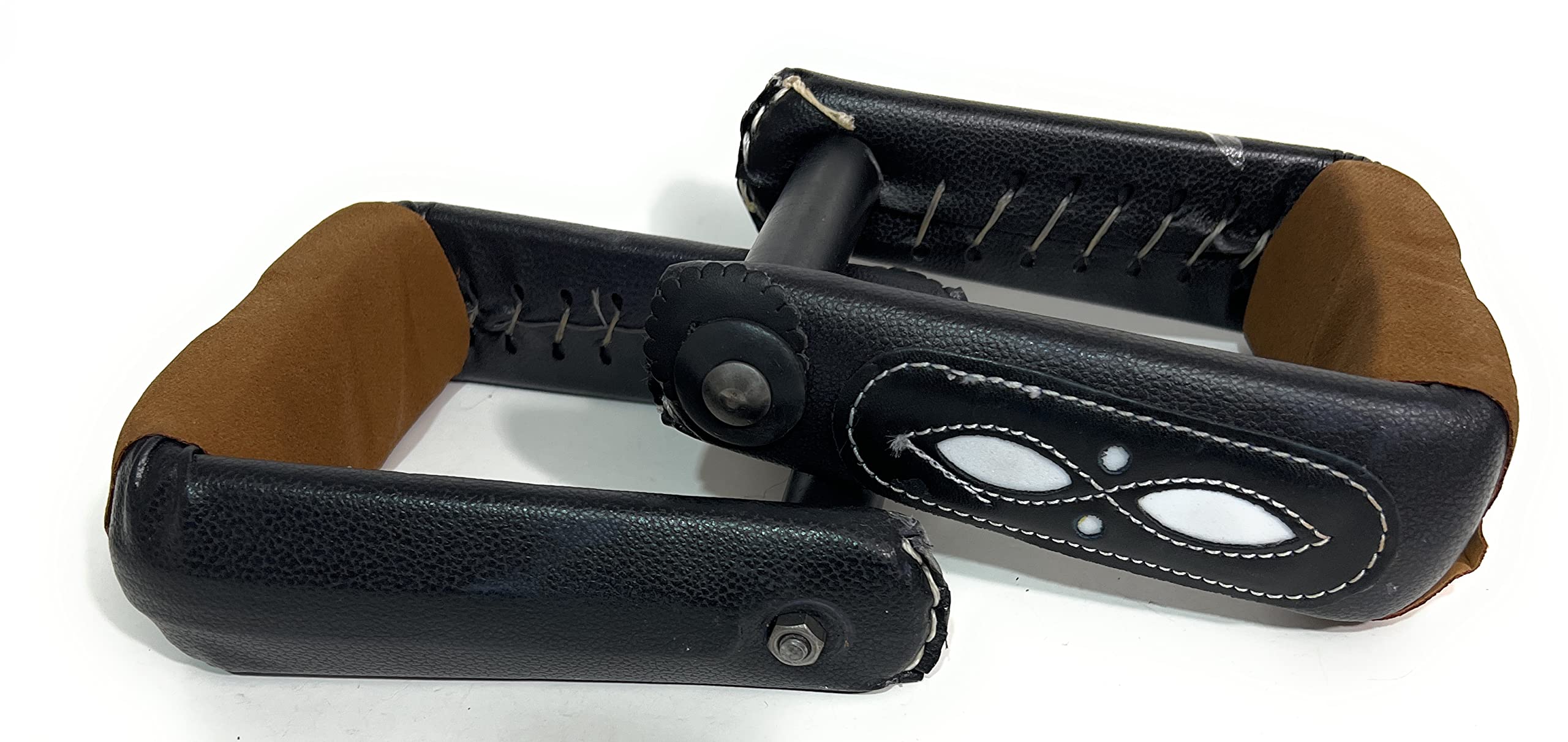Black Charro Saddle Stirrups, Estribos Charros, Montura Charra