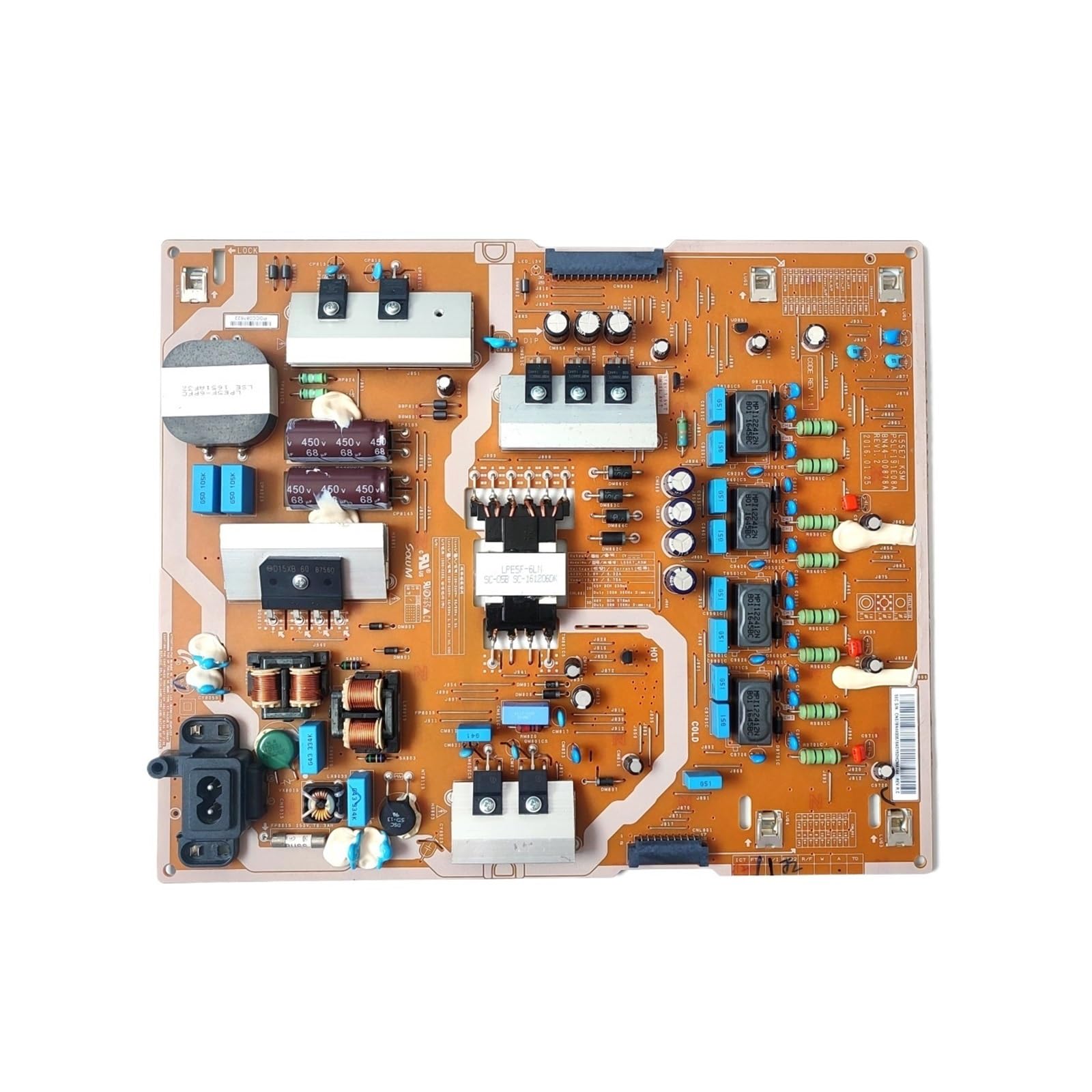 Carte d'alimentation for accessoires TV BN44-00878A L55E7_KSM PSLF191E08A, compatible avec les modèles TV UN55KS8000FXZA, UN55KS800DFXZA, UN55KS8500FXZA et UN 55KS8000F.