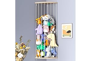 Stuffed Animal Storage Toy Organizer with Moon Zoo Pattern