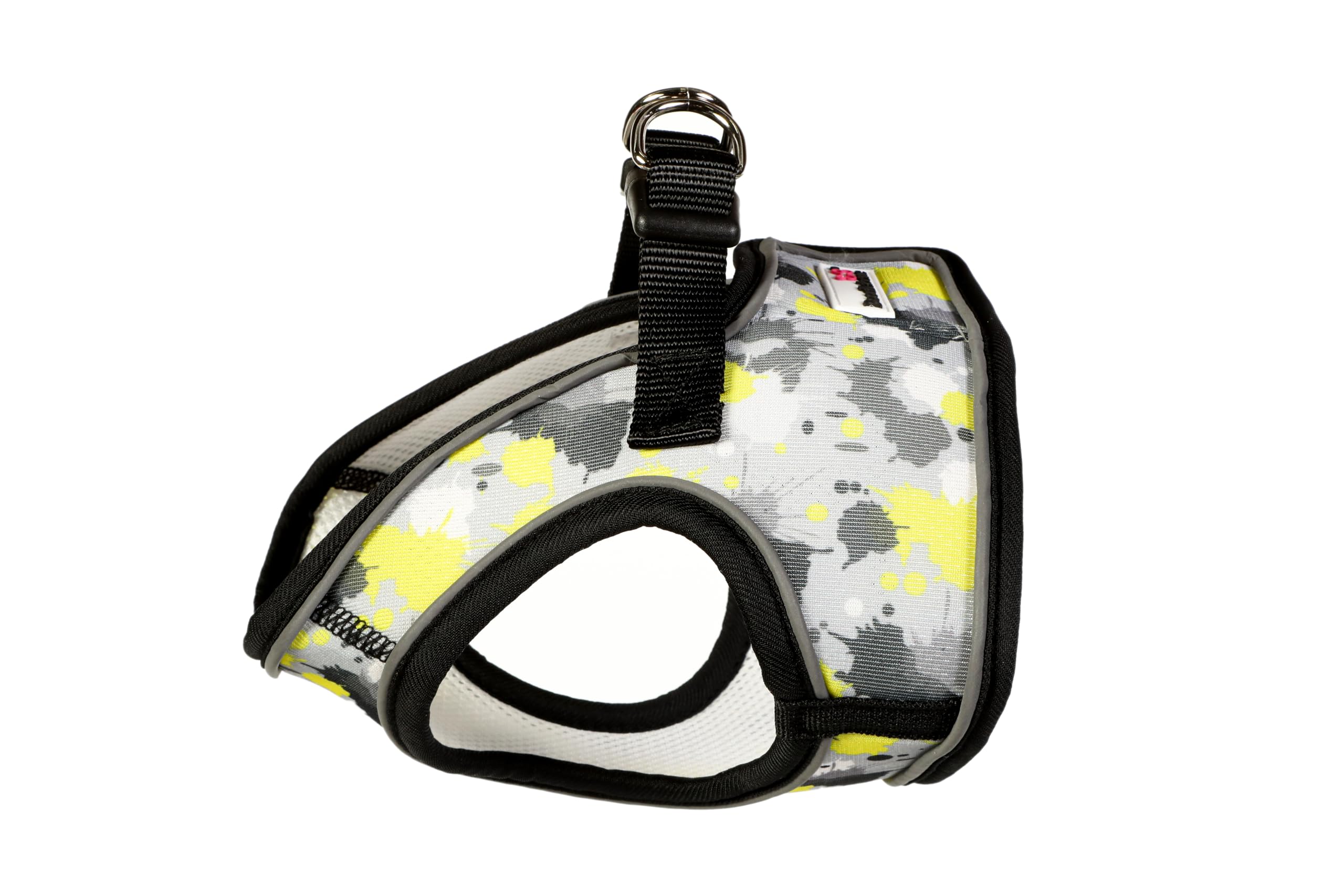 Doodlebone Snappy Harness, Neon Paint Splat, 2