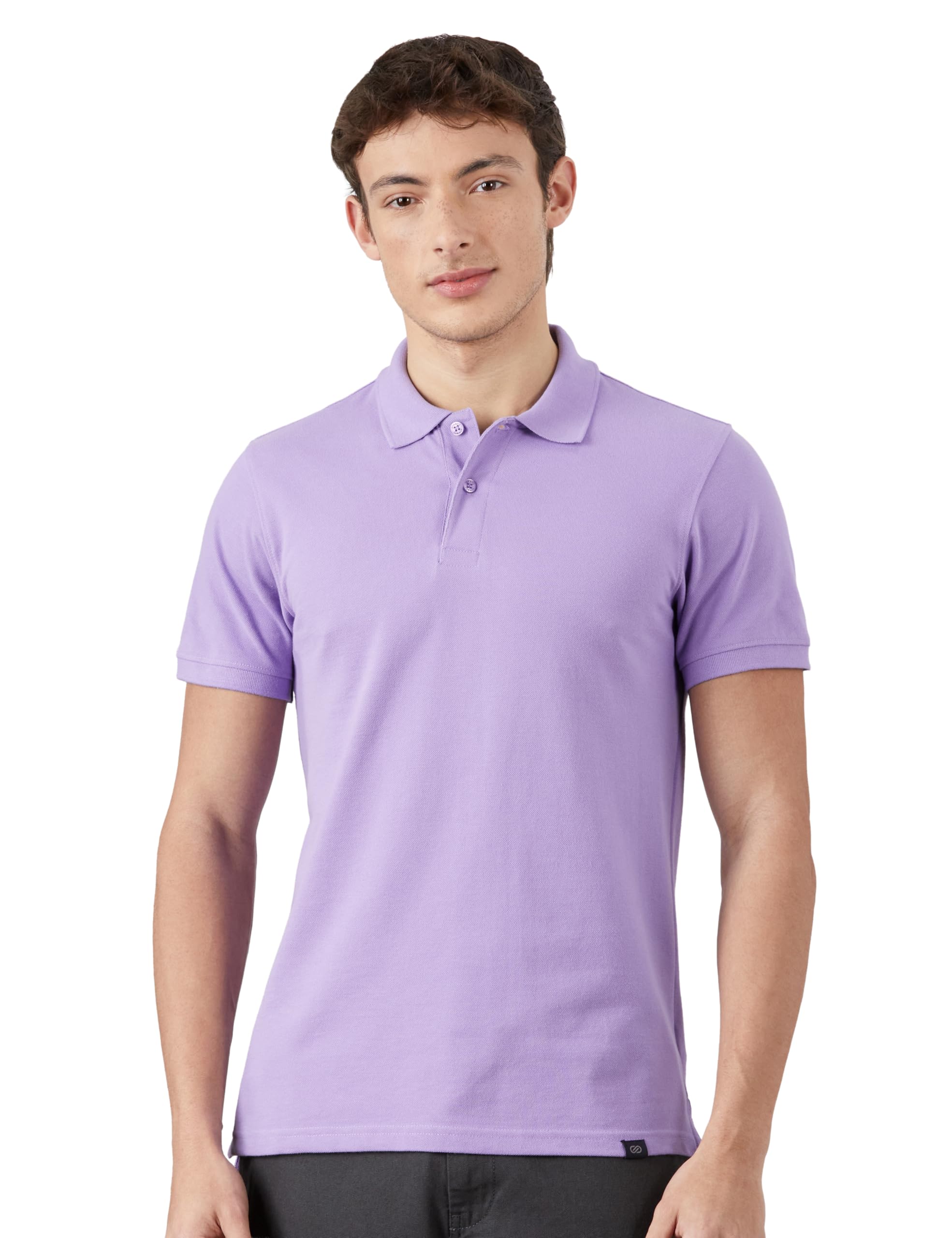 amazon brand - symbol Men's Cotton Rich Solid Polo Tshirt | Collar Tshirts | Half Sleeves | Plain-Regular Fit (Available in Plus Sizes and Combo Pack of 2)-picture-13