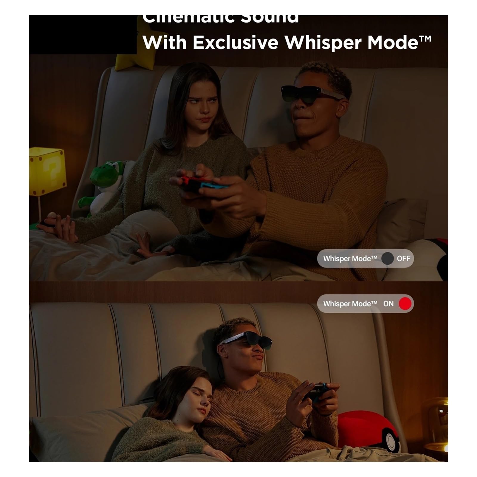 Gafas de Realidad Aumentada RayNeo Air 3S con Pantalla Micro OLED y compatibilidad 3D for Cine Privado en 3D, compatibles con teléfonos móviles, Ordenadores y Consolas de Videojuegos.