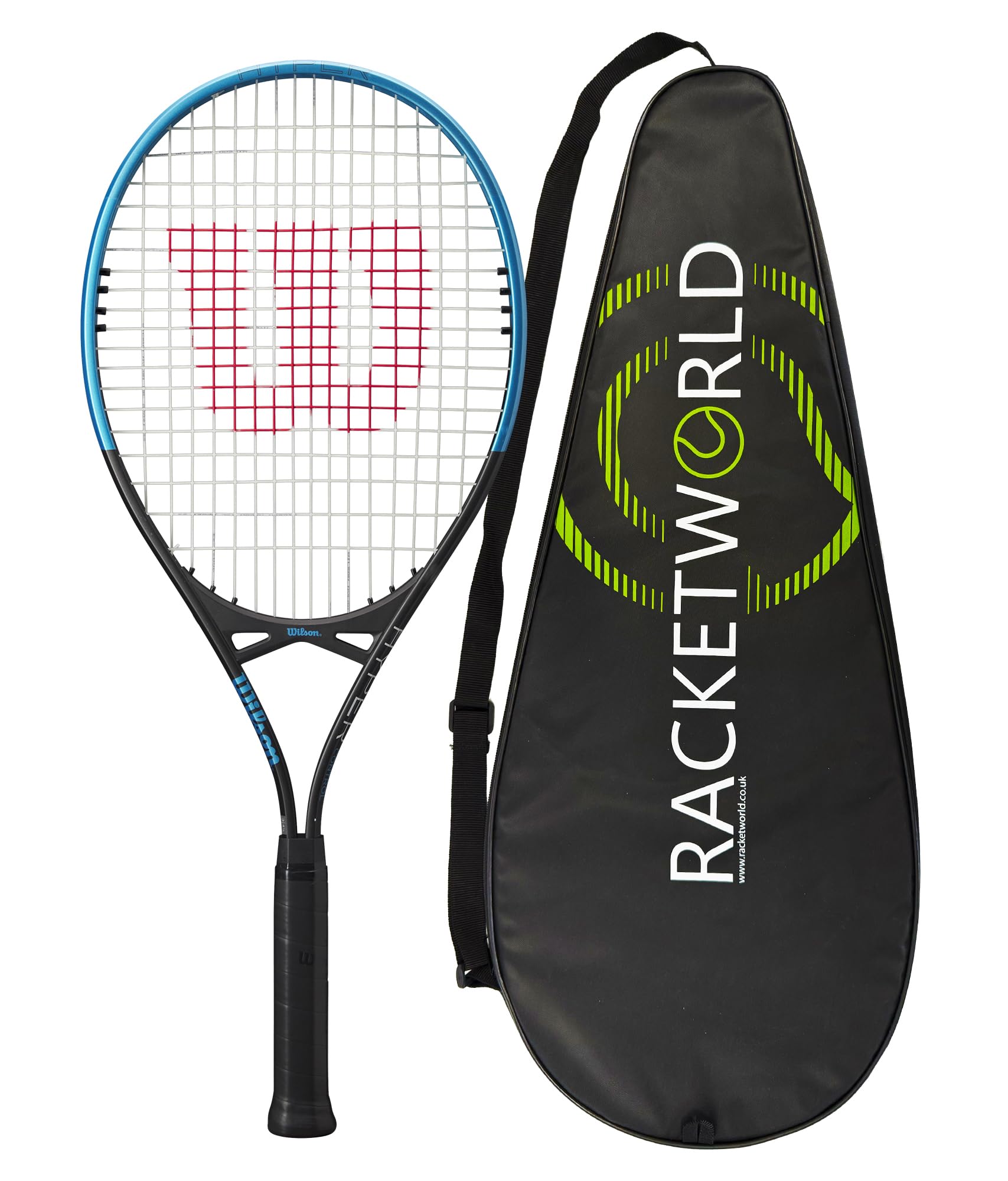 Wilson Hyper Control Adult Racket (Various Bundle Options) (Racket & Cover)