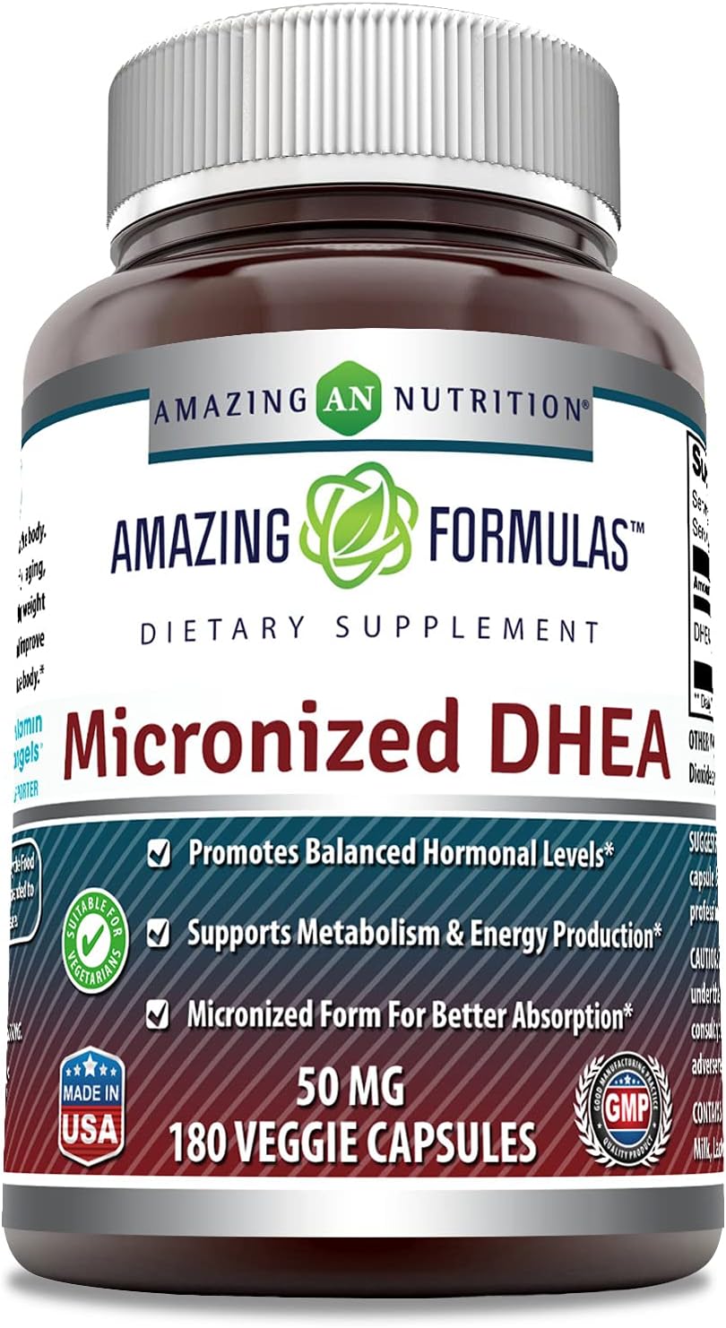Amazing Formulas Micronized DHEA Dietary Supplement