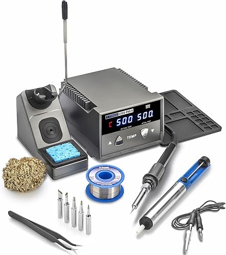 X-Tronic 4008-PRO-X  Estación de soldador de 75 W con tecnología PID  Características temporizador de sueño de 0 a 30 minutos, conversión CF y