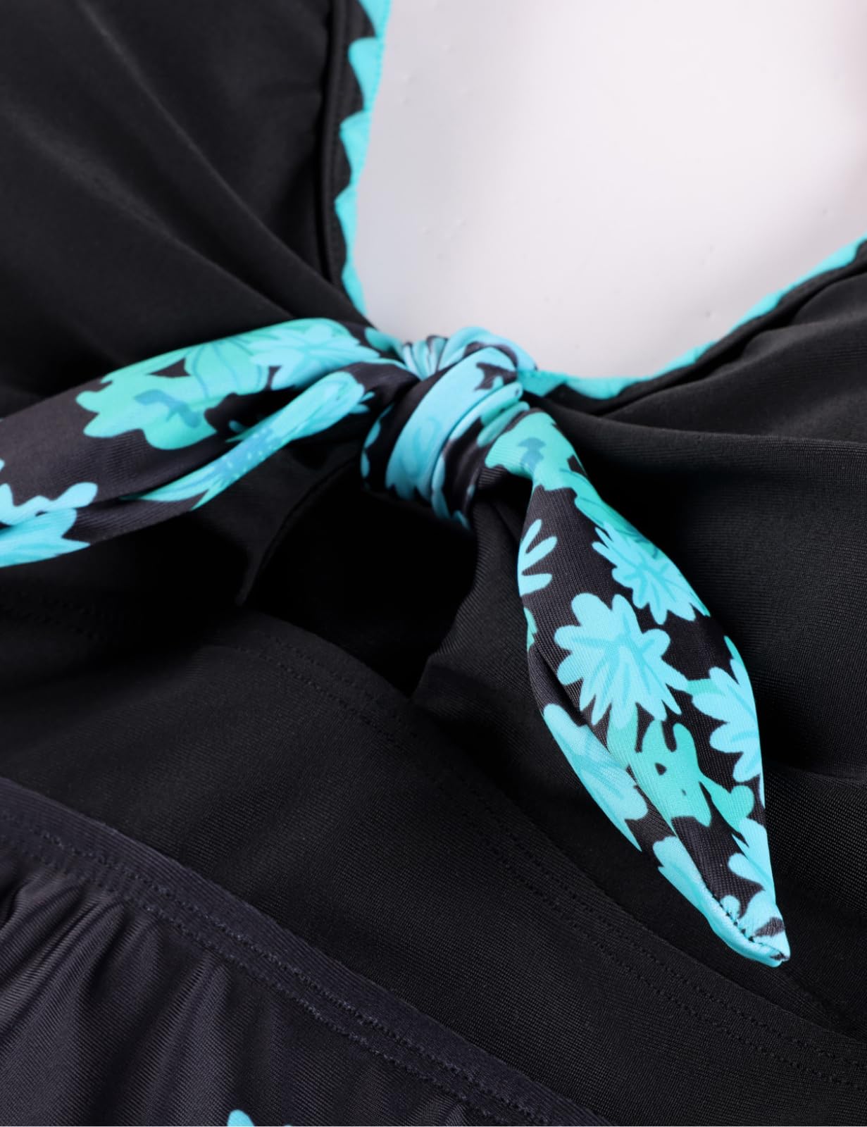 Hanna Nikole Traje de baño tankini de 2 piezas para mujer, traje de baño con control de abdomen, camiseta sin mangas con estampado floral y pantalones cortos