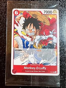 Amazon.co.jp: 海外限定 ワンピース カード ルフィ 英語 プロモ