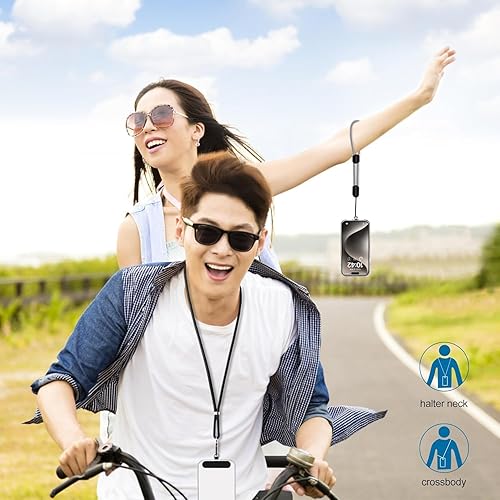 Miniatura 16 de takyu Cordón para teléfono celular, correa ajustable para el cuello y 2 correas de muñeca para teléfono con parches de sujeción para teléfono