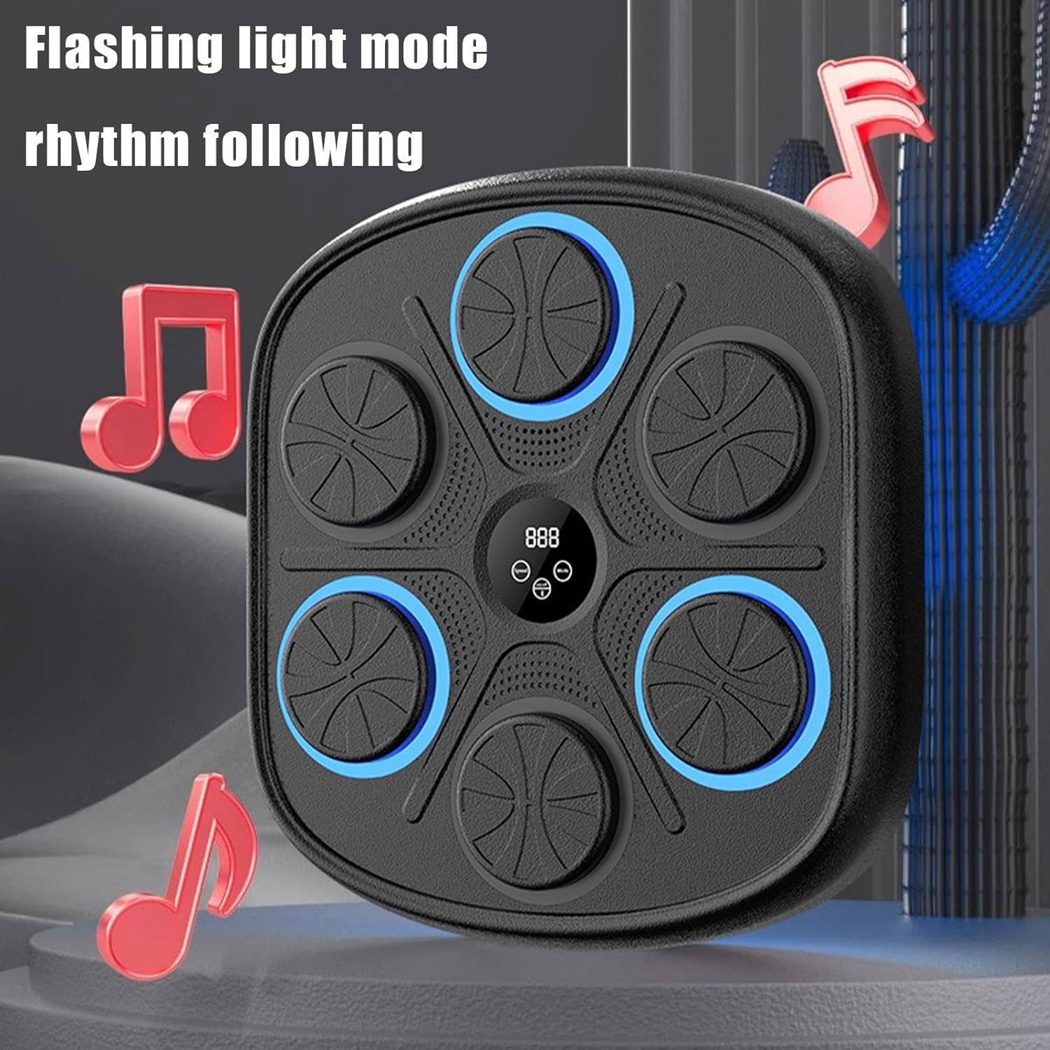 Máquina De Boxeo Con Música Electrónica, Entrenador De Boxeo Inalámbrico, Saco De Arena De Montaje En Pared De Boxeo Electrónico Con Guantes | Equipo De Entrenamiento En Casa,Parent-ChildModel