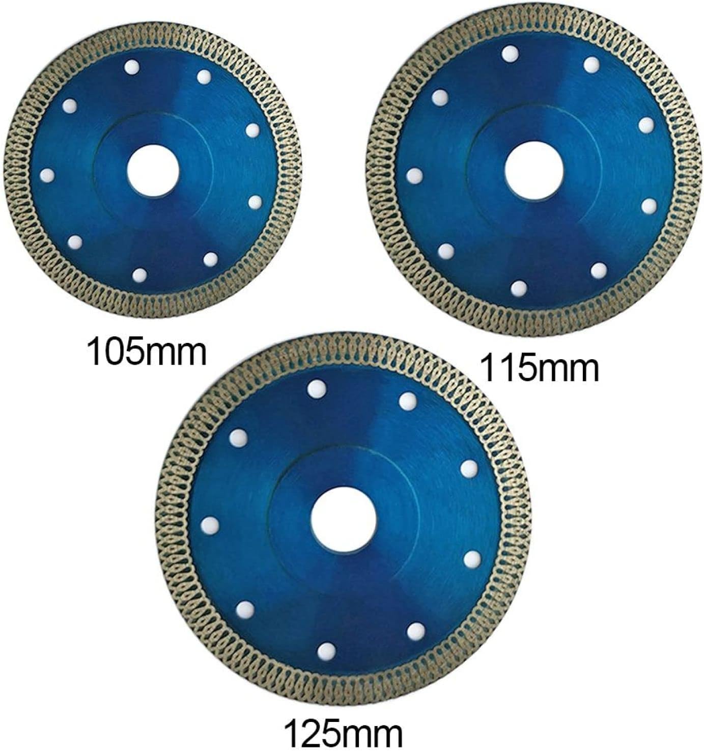 Diamentowe tarcze tnące do szlifierki kątowej， 105/115/125mm Turbo Diamentowa Tarcza Do Cięcia Granitu Marmuru Porcelany Płytki Ceramiczne Tarcze Do Szlifierki Kątowej Diamentowa Tarcza Do Cięcia, 115