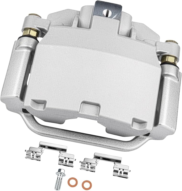 Pinça de freio a disco traseira esquerda cciyu com suporte 18-B5030 para Chevrolet, Cadillac e GMC – 1 unidade