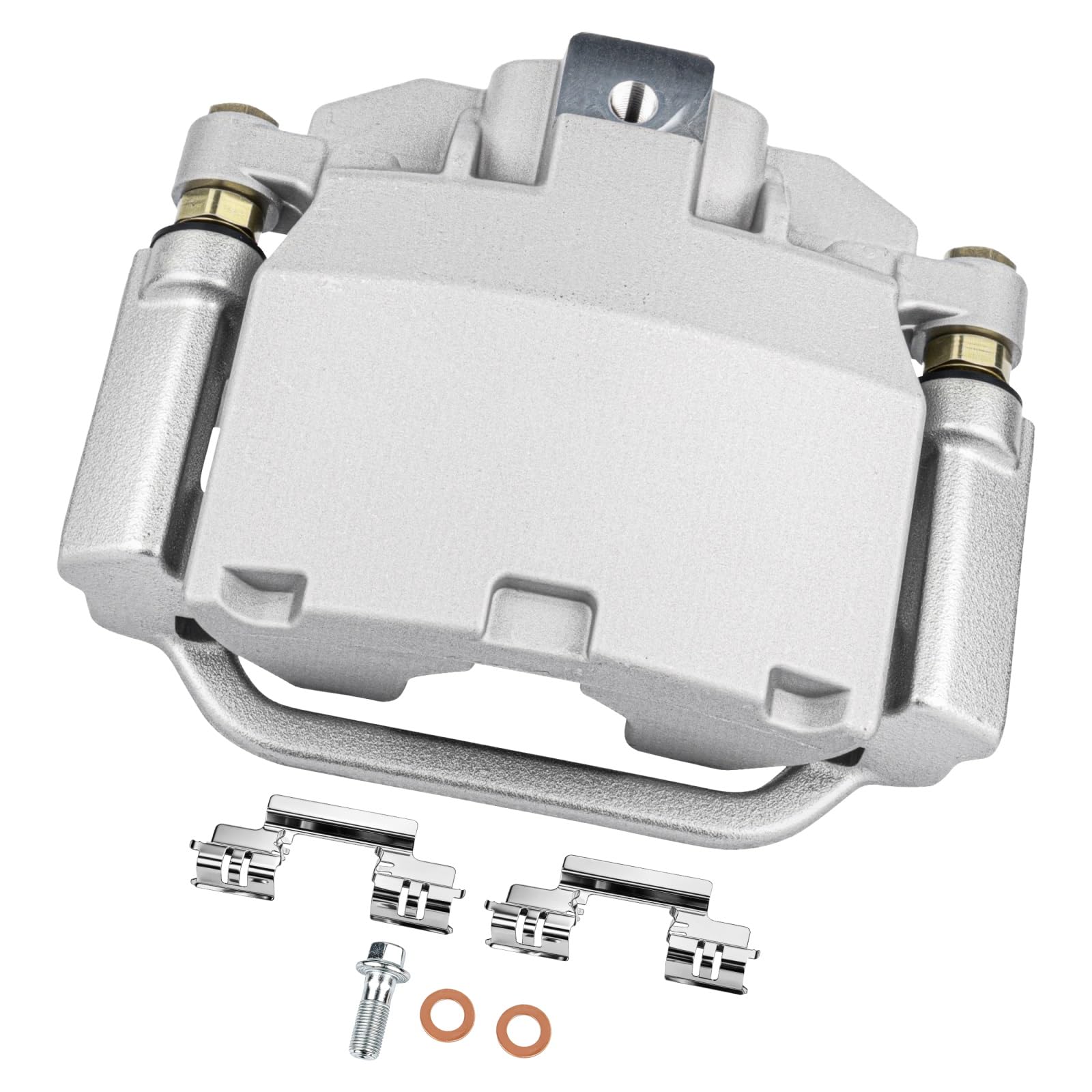 cciyu Rear Left Disc Brake Caliper Assembly w/Bracket 18-B5030 For Chevy
