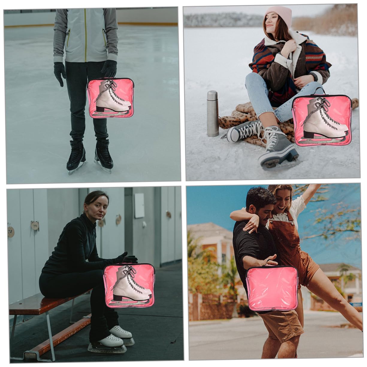 POPETPOPer Contenitore Per Scarpe Pattinaggio Resistente Organizer Per Materiale Design Pattinatrici 2