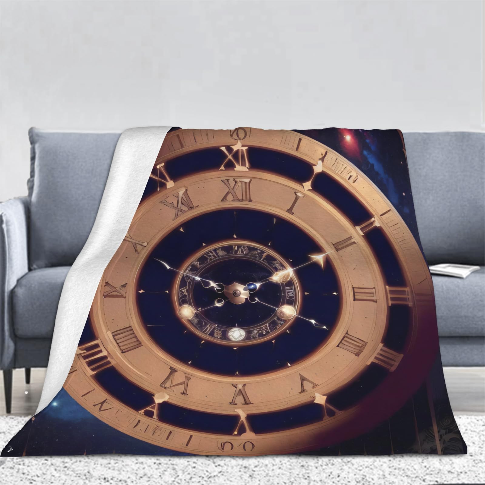 Manta de Franela Geométrico 180x200 cm Manta de Franela de Microfibra Sueño Manta de Felpa Suave para Sofá Cama Manta Polar Invierno Gruesa y Esponjosa Caliente