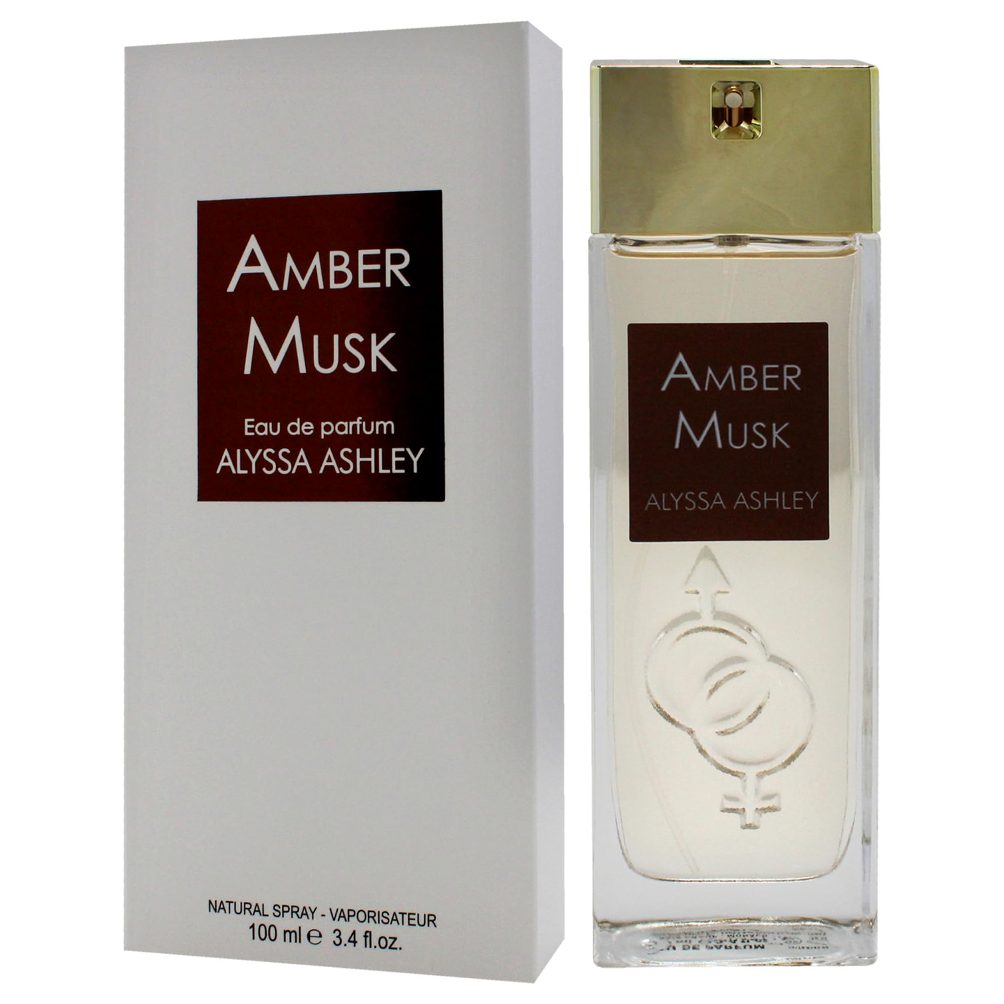 Alyssa Ashley - Amber Musk Eau de Parfum, Profumo, Acqua Profumata - 100ml