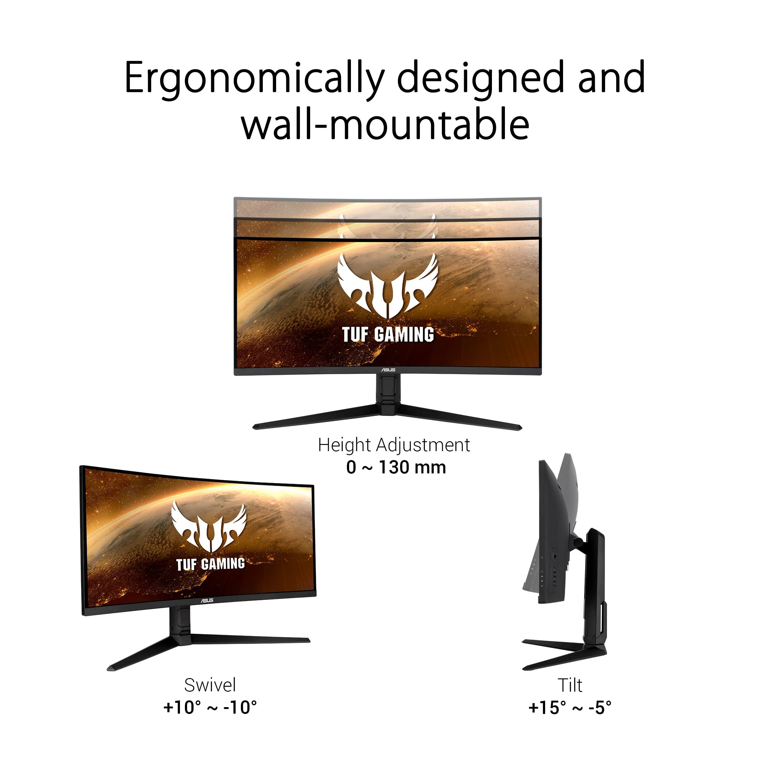 ASUS TUF Gaming VG34VQL1B 34 Zoll WQHD 165Hz Ultrawide Gaming Monitor