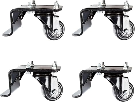 Black Ice SNO-1508-WHLS Snowmobile Lift Wheel Set for SNO-1508 | Compatible with SNO-1508, adds wheel to move lift around garage, shop