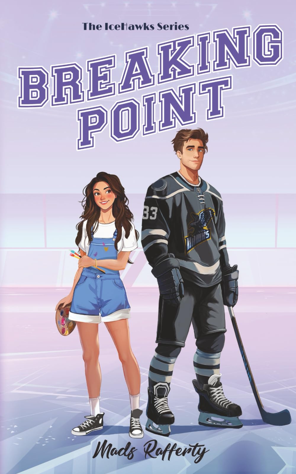 Breaking Point: A Fake Dating Ice Hockey Romance (IceHawks Book #1)