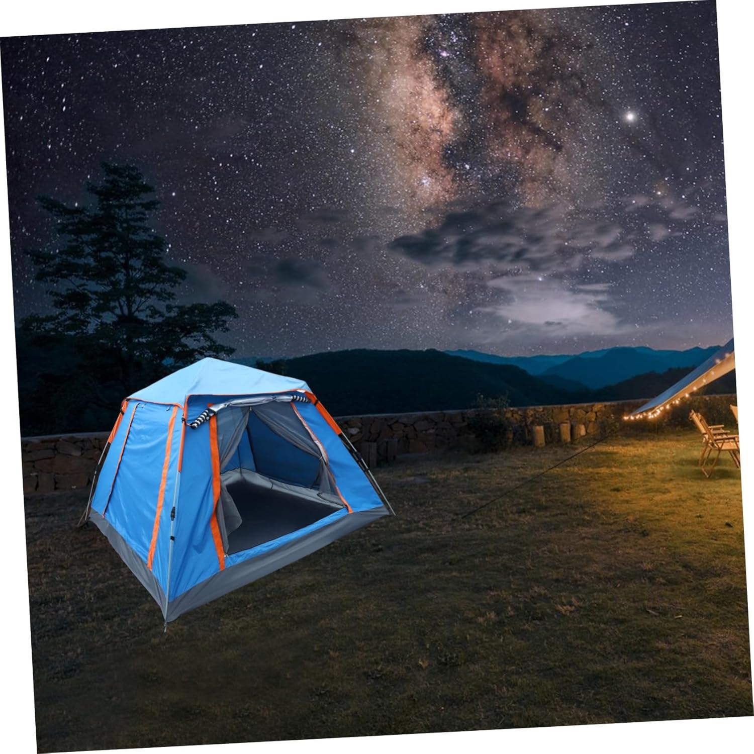 Sosoport Folding Camping Tent Outdoor Shelter for People Spacious Design Portable and Easy to up for Family Adventures