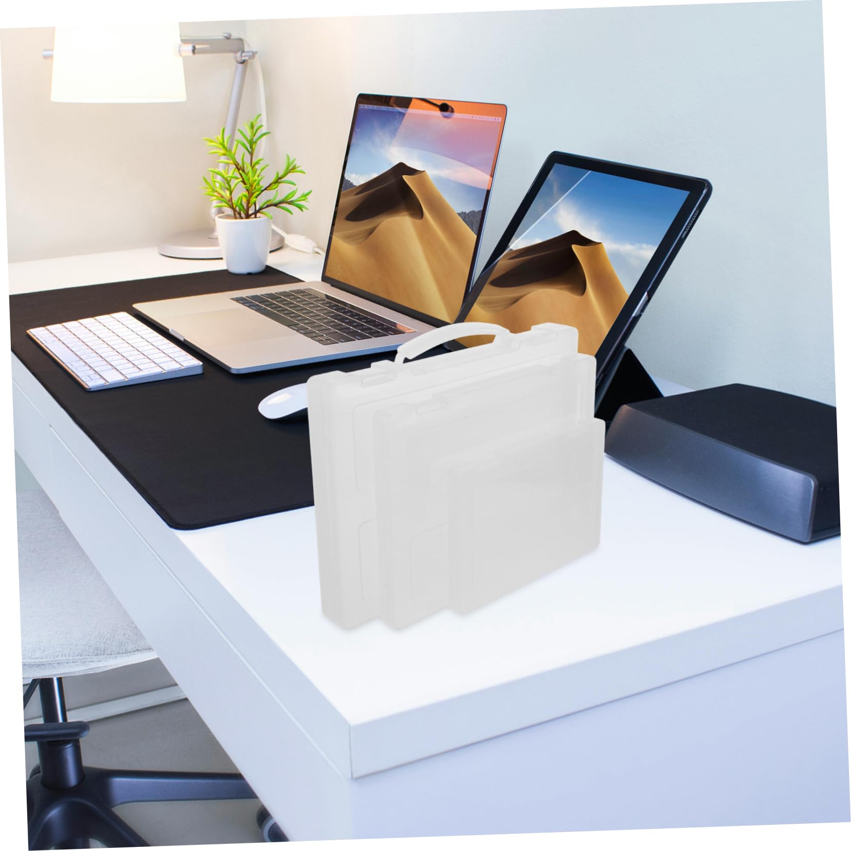 3 Stück Transparente Dokumentenboxen mit Deckel für A4 und A5 Pp Sichere Verschlusslösung für Büro Schule und Zuhause