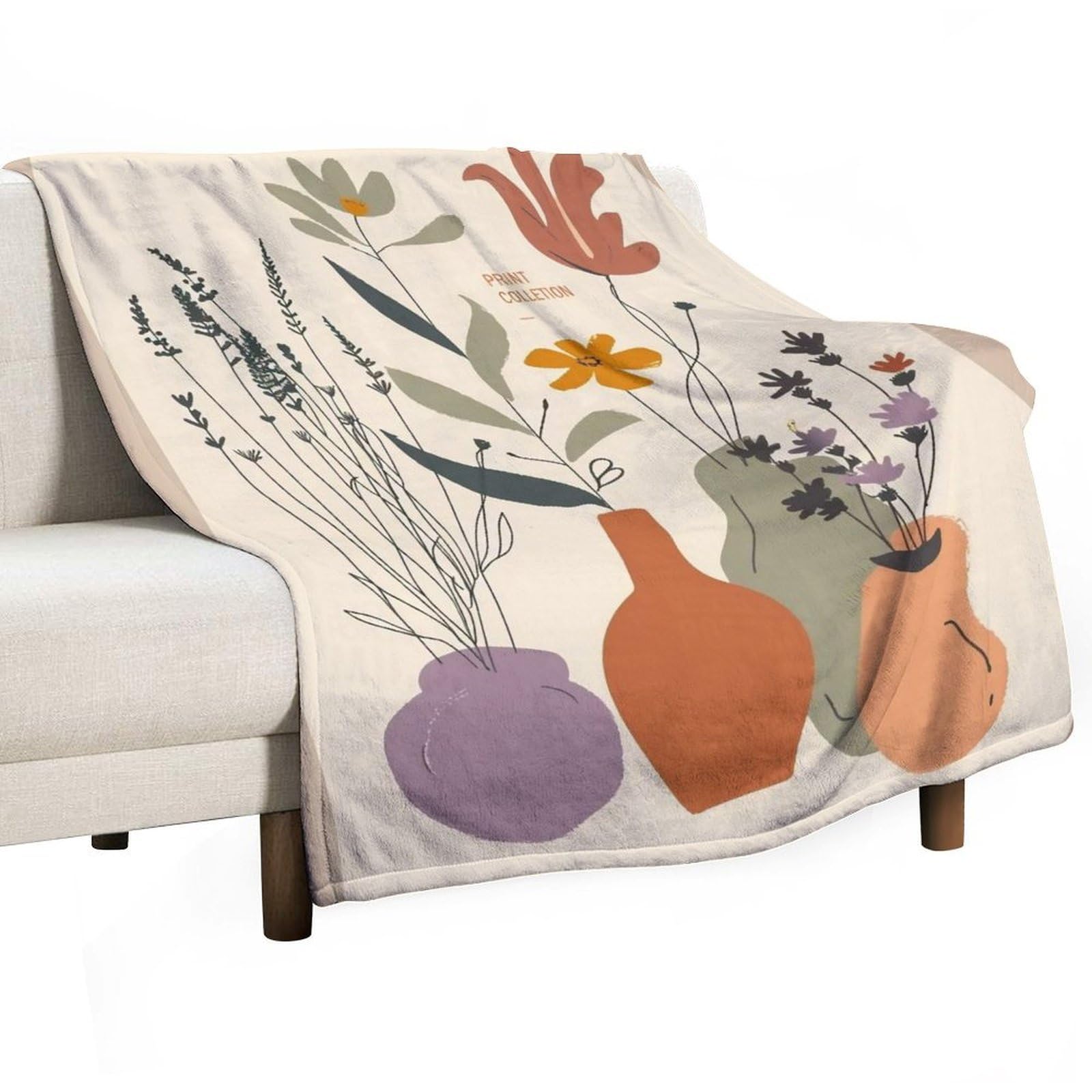 YHGSREUOH Flower-Market-Stockholm_02 Flannel Blankets Fleece Soft Throw Lightweight Plush Gifts for Couch, Bed, Cozy Sofa Plush, Chair, Lovers 100x130cm(40x50in)