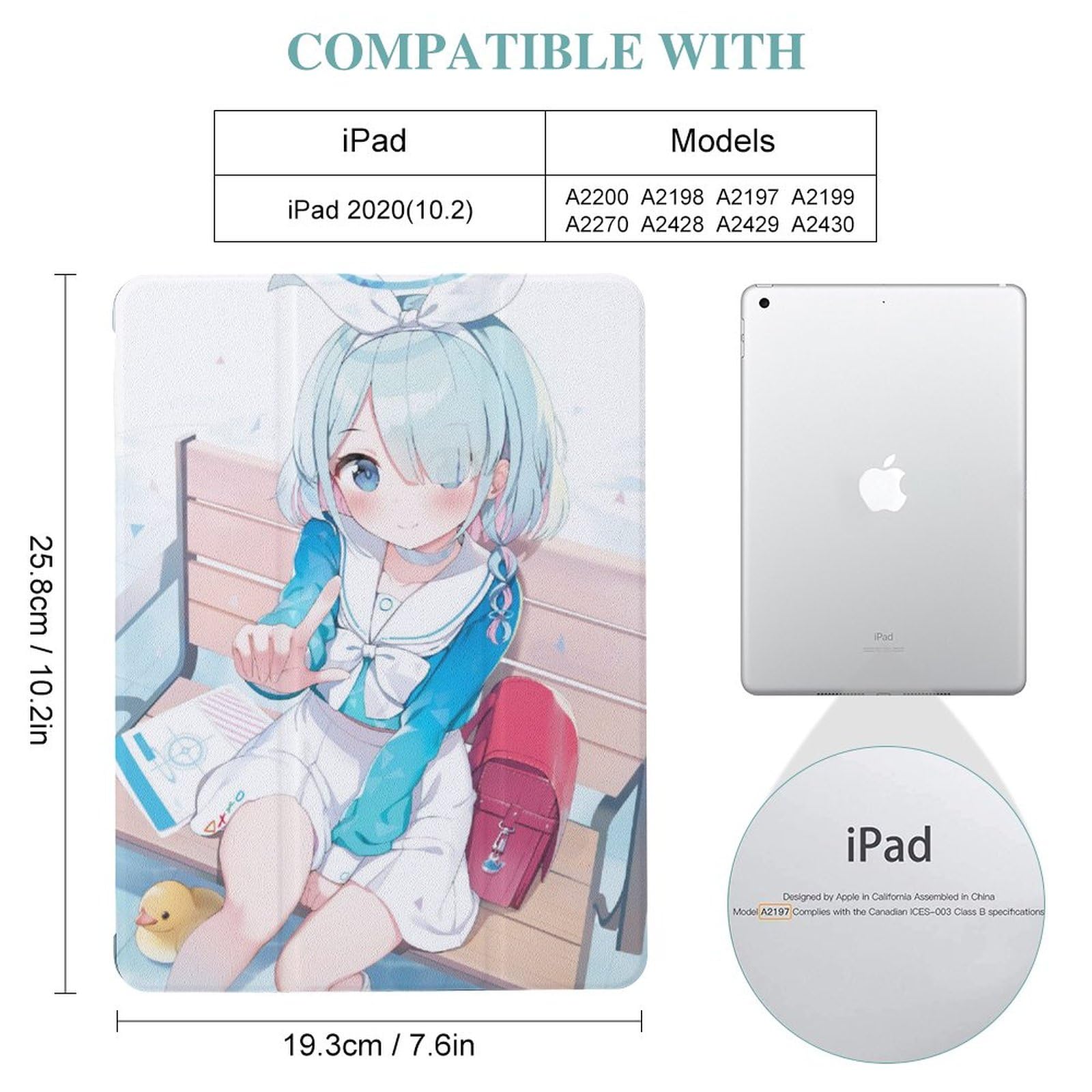 Amazon.co.jp: iPad ケース アイパッド カーバ ブルーアーカイブ