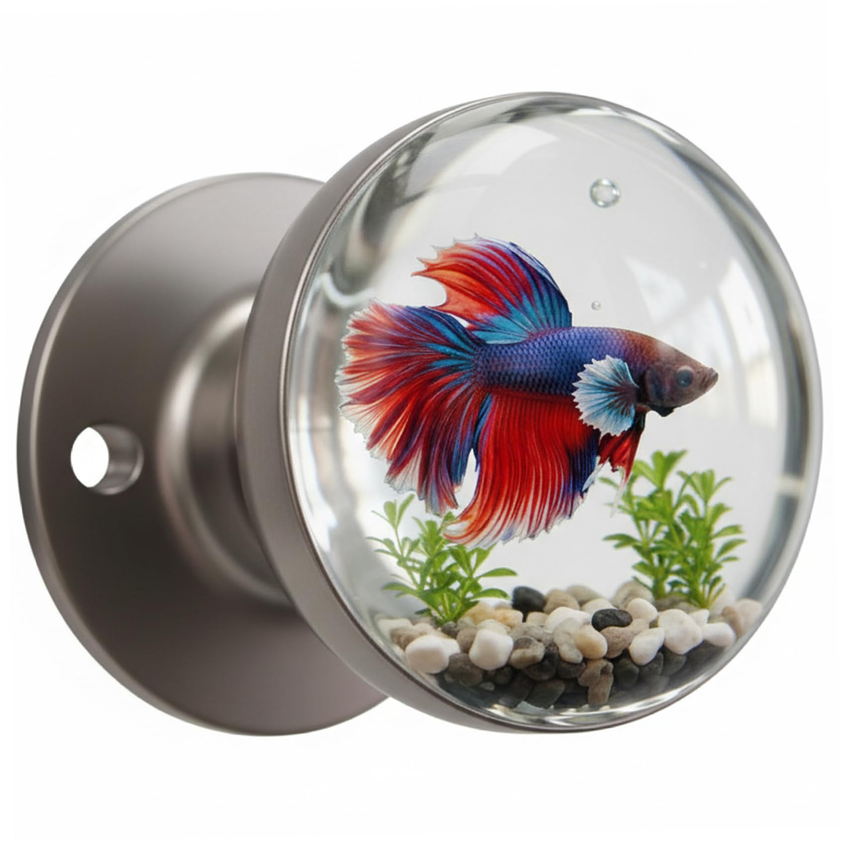 Cakeeyum 1Pc Resin Door Knobs Handcrafted Epoxy Resin Decorative Door Knobs With Floral & Animal Design Unique Clear Doors Handles For Bedroom Bathroom Cabinet, Decorative, Unique D