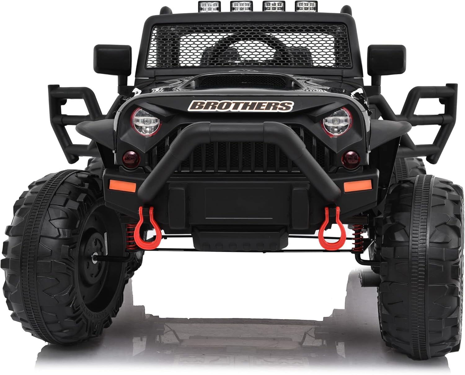 Coche EléCtrico Para NiñOs,VehíCulo Para NiñOs De 2 Plazas Y 24V Con Mando A Distancia 2.4G Y Luz Led Y MúSica Y Usb VehíCulos EléCtricos,2X200W Motores,Coche 3-8Km/H,Black