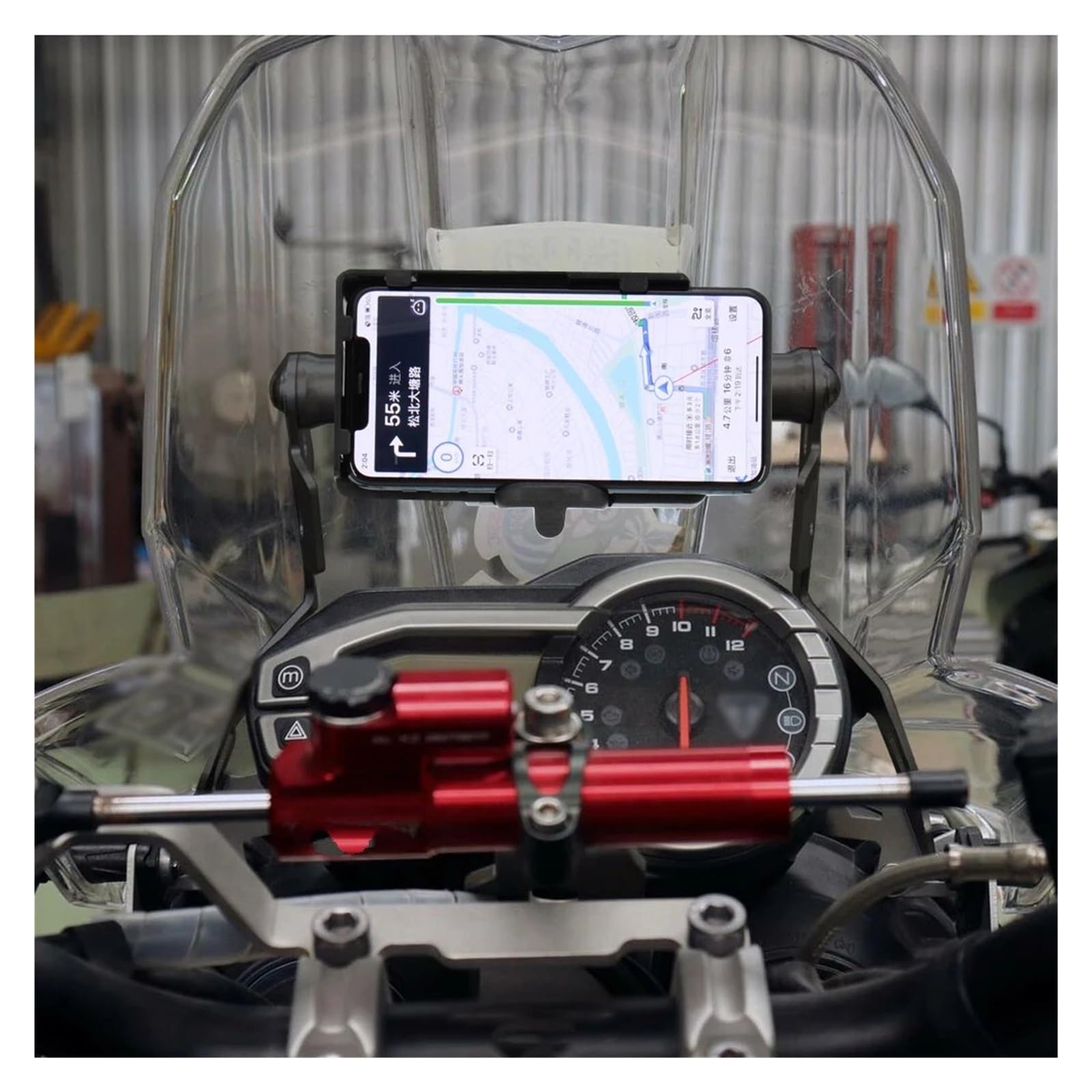Supporto Telefono Bicicletta Per Tiger 800 Per XCX Per XRX 2015 2016 2017 Moto Telefono Navigazione Piastra Staffa Supporto Adattatore Kit Supporto Accessorio GPS Porta Telefono Moto(1)