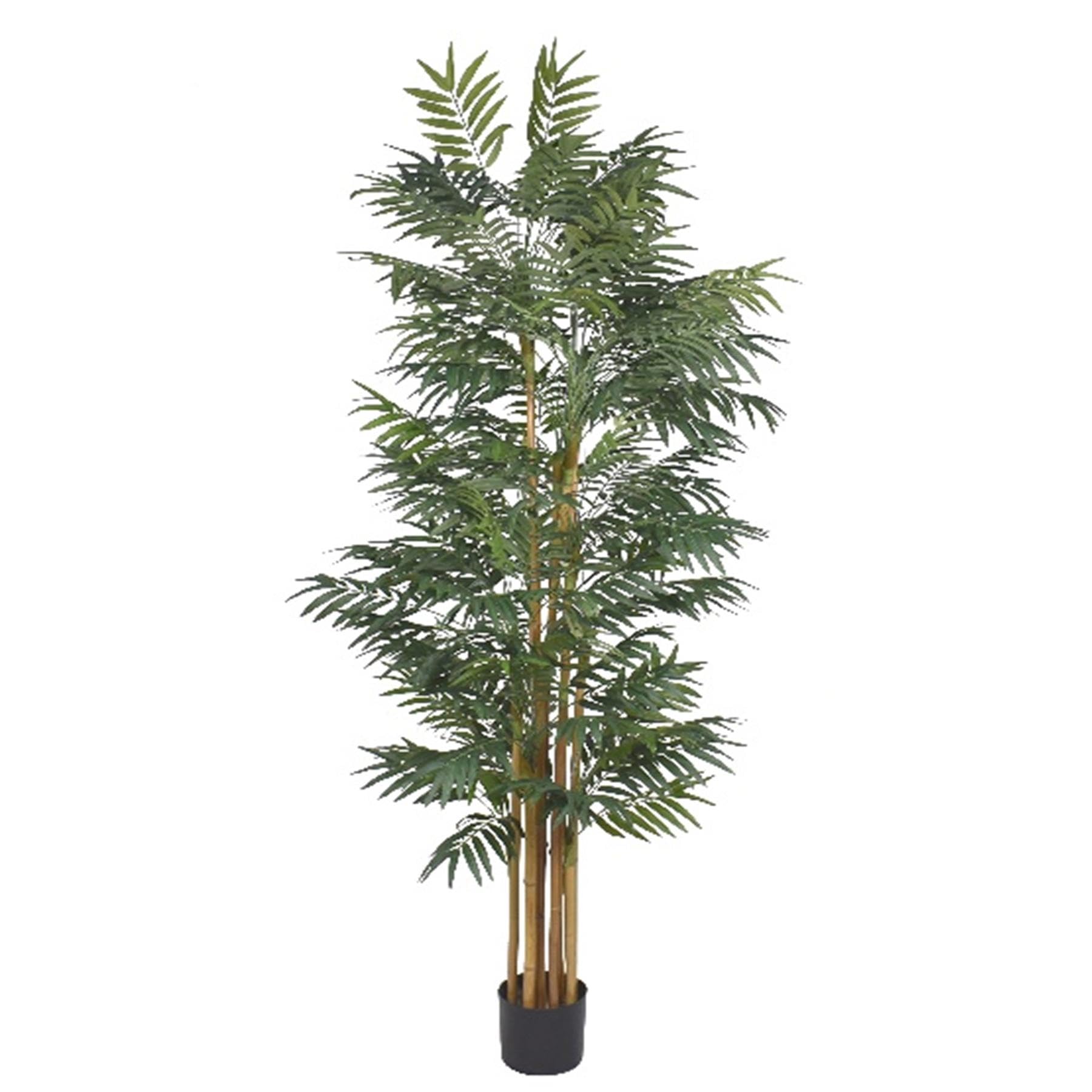 Leaf Phoenix Palm Artificial Tree 7ft Natural Trunk