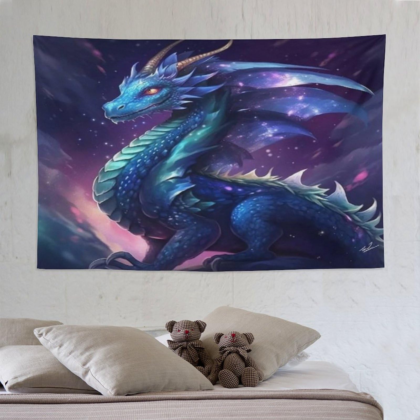 Dragon Tapestry 3d Print Wall Hanging Tapestries Suitable for Room Decoration Home Wall Decoration Tapestry 150×230cm