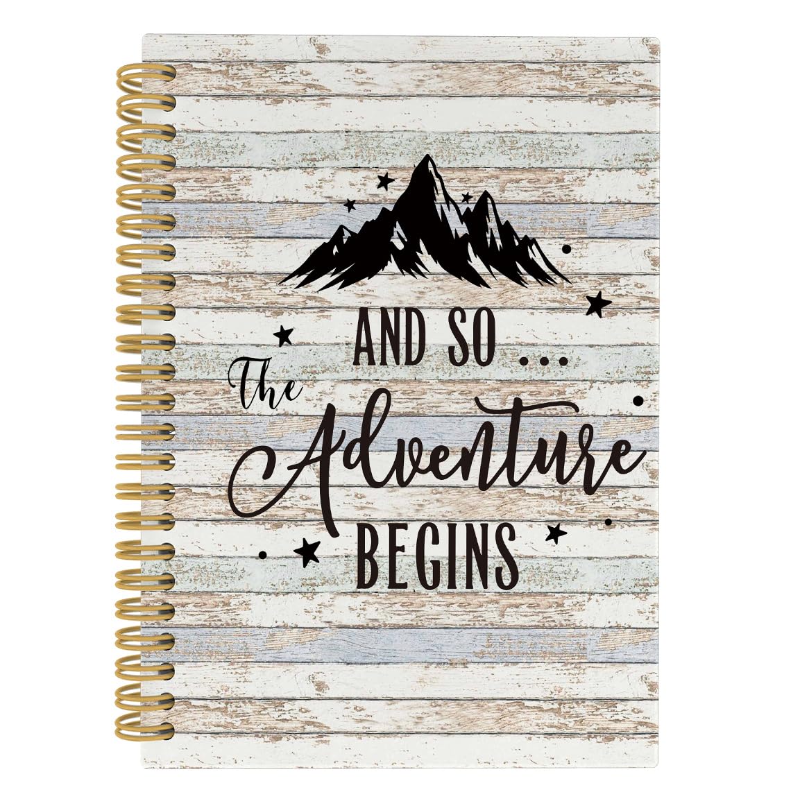 ANIANG Diario de escritura de aventuras para hombres, mujeres y parejas, diario de viaje, cuaderno de viaje, cuaderno de camping, 5.5 x 8.3 pulgadas, 164 páginas, cuaderno de rayas universitarias,