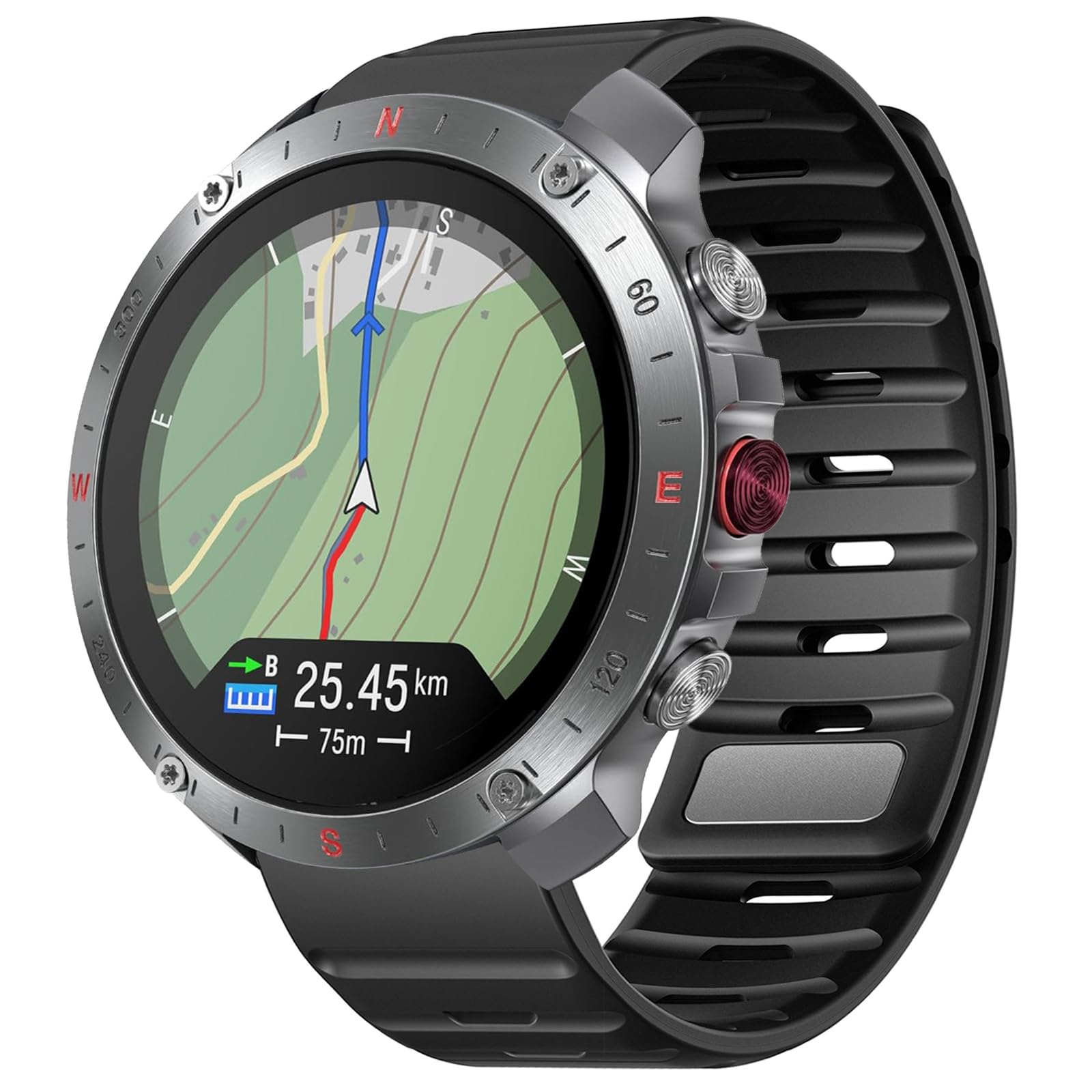 Replacement Band Compatible for Polar Grit X2 Pro, Soft Breathable Silicone Strap, Waterproof Sport Watch band, Durable Quick Release Magnetic Buckle Wristband