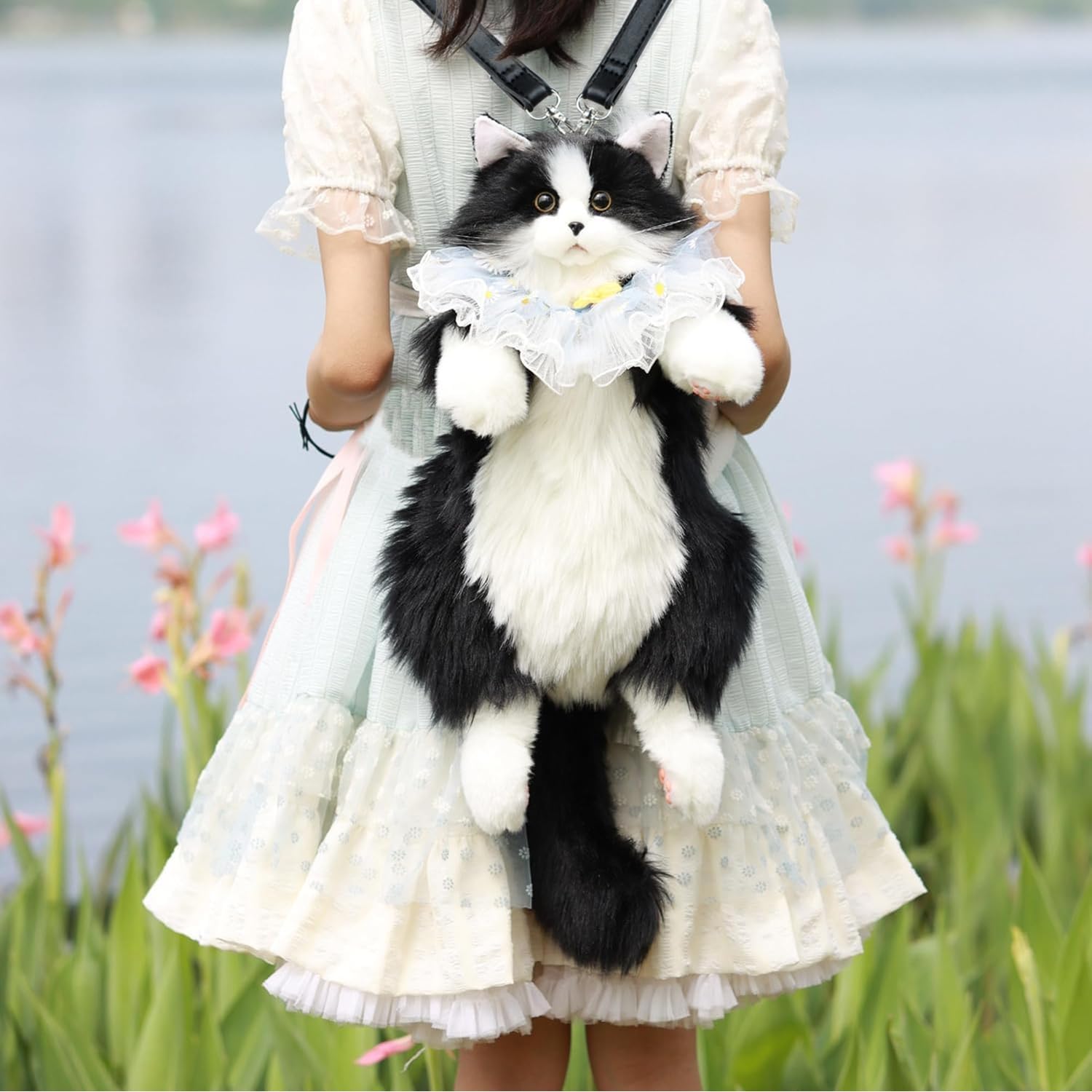 Amazon.co.jp: Chongker 猫ぬいぐるみ 本物そっくり - リアルな猫型 