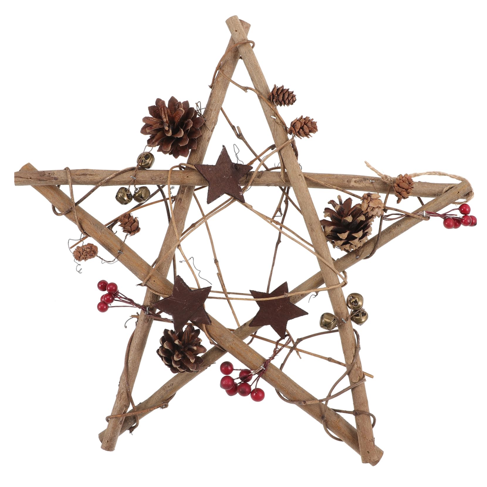 POPETPOP Decorazioni Natalizie da Appendere Accessori per Albero di Natale in Materiale Durevole Addobbi Stella per Hotel e Centri Commerciali