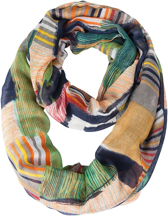 MissShorthair Fashion Infinity Scarf For Women Lightweight, Large Infinity Scarf Wrap Shawl, Womens Plaid Scarf Soft