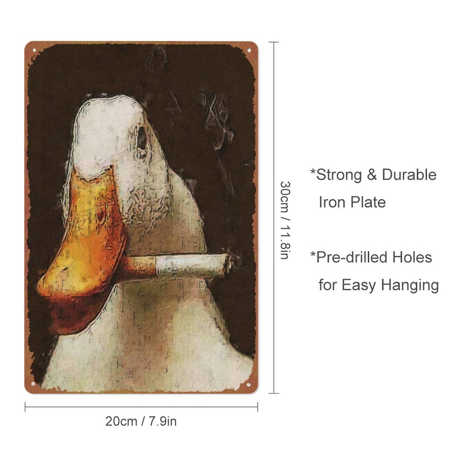 KIVYYB Duck smoking meme Game Poster Metal Plaque Tin Sign,Vintage Metal  Pub Club Cafe bar Home Wall Art Decoration Poster Retro 8x12 inches :  Amazon.com.au: Home