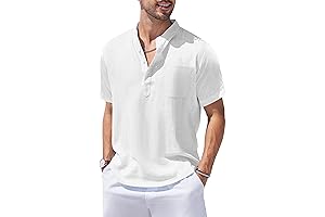 Premium Men's Short Sleeve Linen Shirts for Unforgettable Summer Style