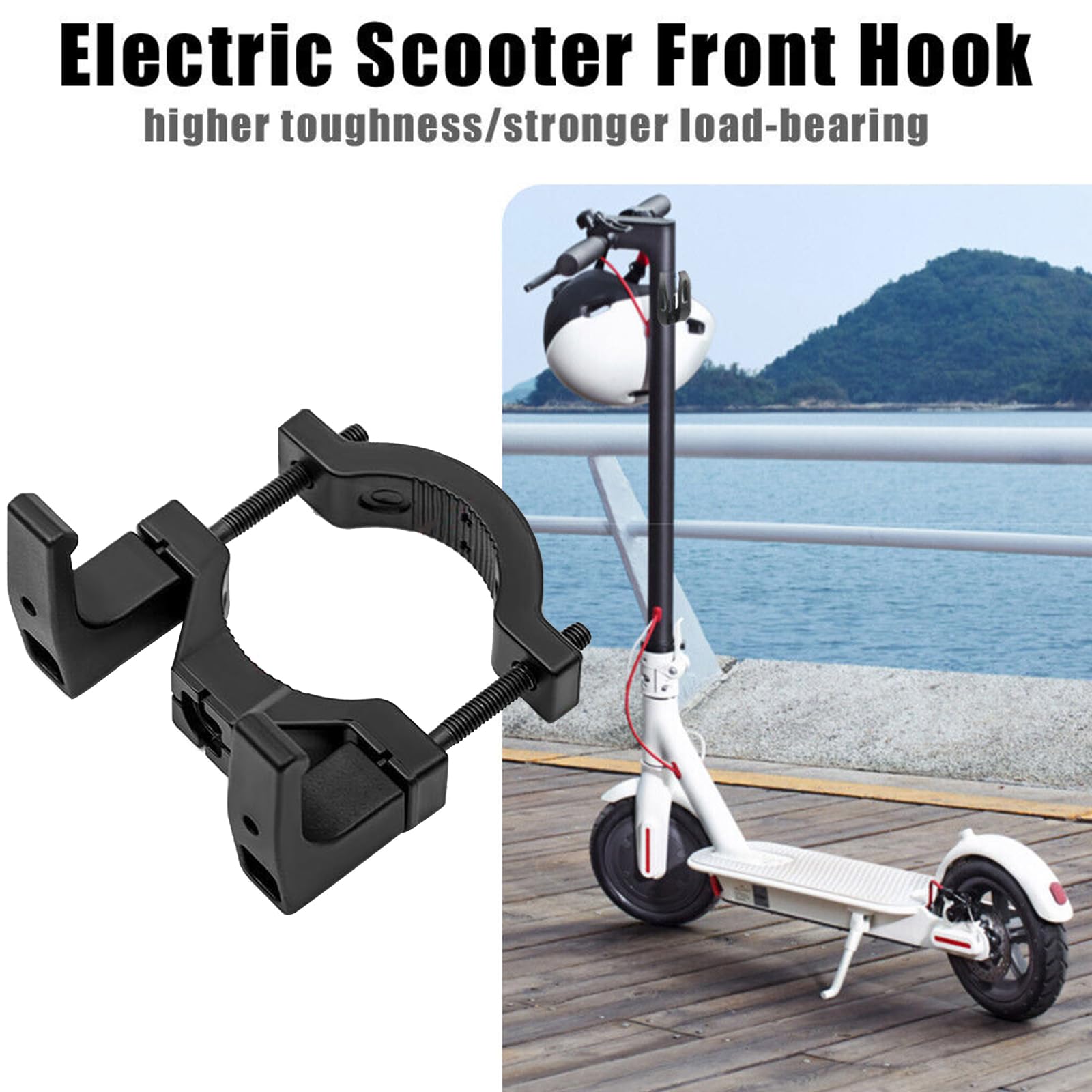 Gancho Delantero para Patinete Ganchos para e Scooter Patinete Eléctrico Gancho Delantero Patinete Gancho Multifuncional Scooter Delantero Claw Hanger Scooter Eléctrico Gancho Delantero (Style 4, L)
