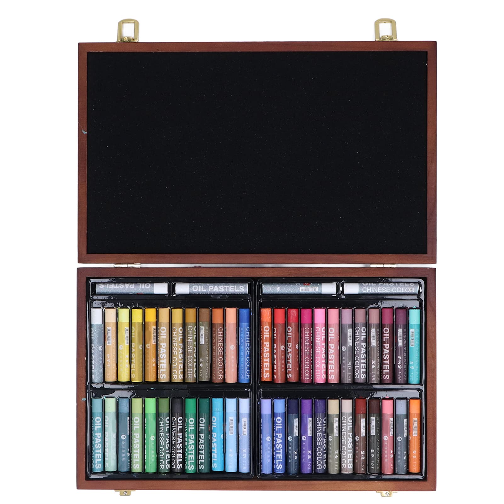 Changor Ölpastelle, 48 Farben, Soft Touch, für Kunstprojekte Im Innen- und Außenbereich, Kreative Verwendung, 52 Stück