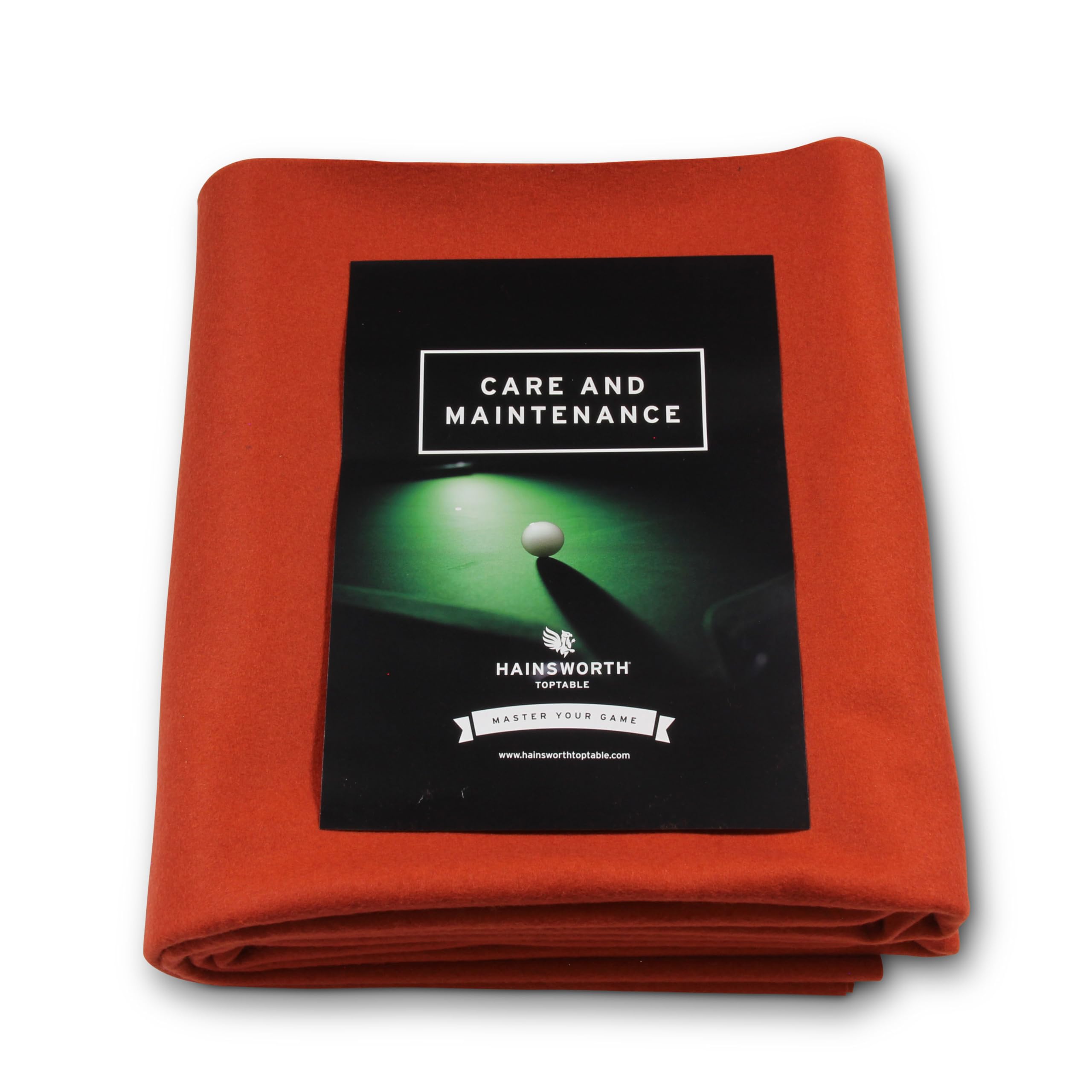 Funky Chalk Hainsworth SMART Bed and Cushion Cloth Set for 7 Foot UK English 8 Ball Pool Table (Paprika)