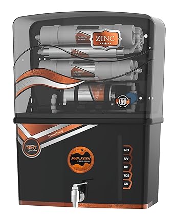 Aqua Ro Zinc Copper RO Water Purifier | 12 Liter | RO+UV+UF+ Active Copper+TDS Control+UV | Purified Water with Goodness of Copper